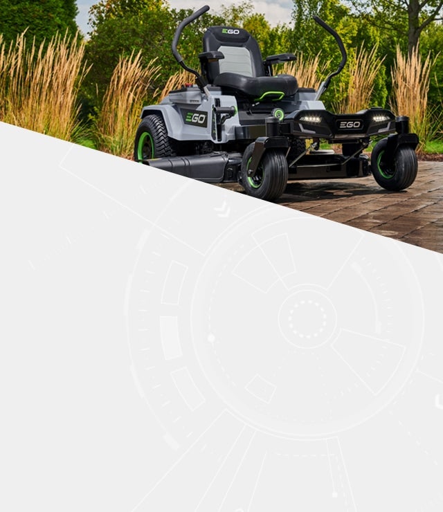The Z6 Zero Turn Riding Mower on a driveway